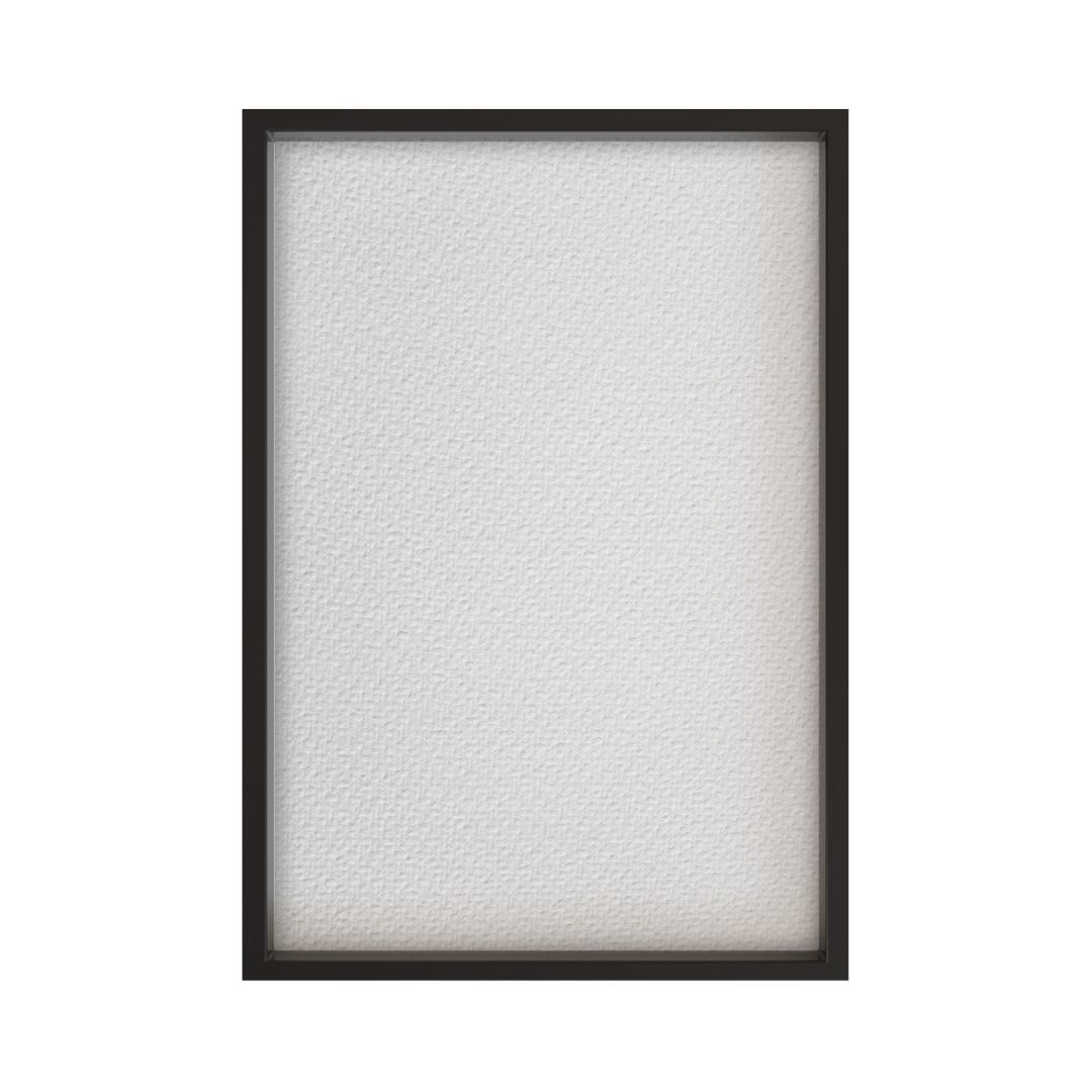 Постерна рамка с олекотено стъкло 50х70см, черна