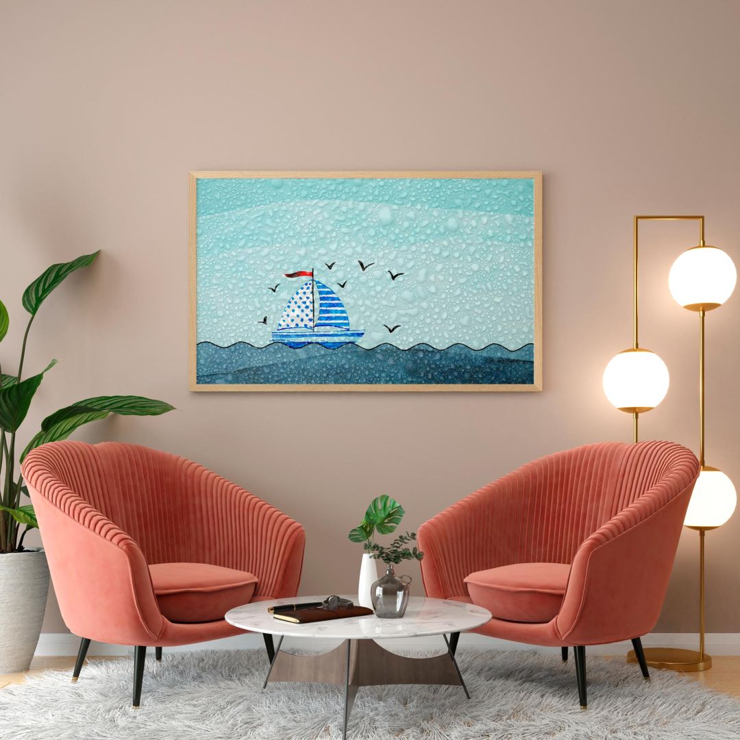 Платноходка с водни капки