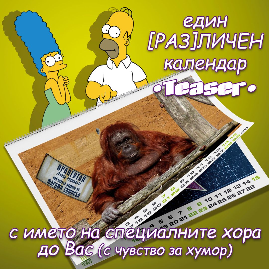 13 листов луксозен персонализиран календар "ЗАКАЧКА"