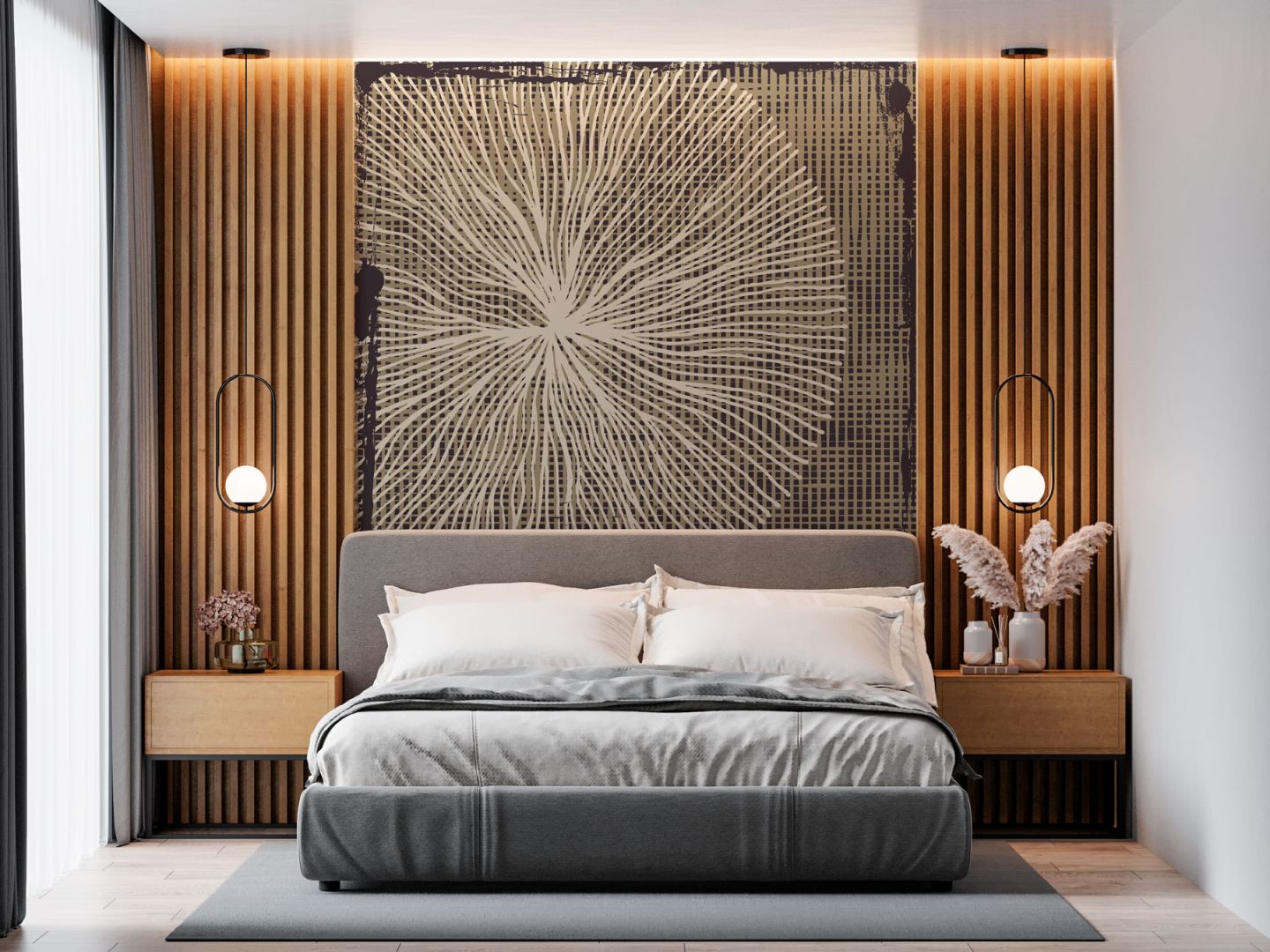 Дизайнерски тапет Хризантема