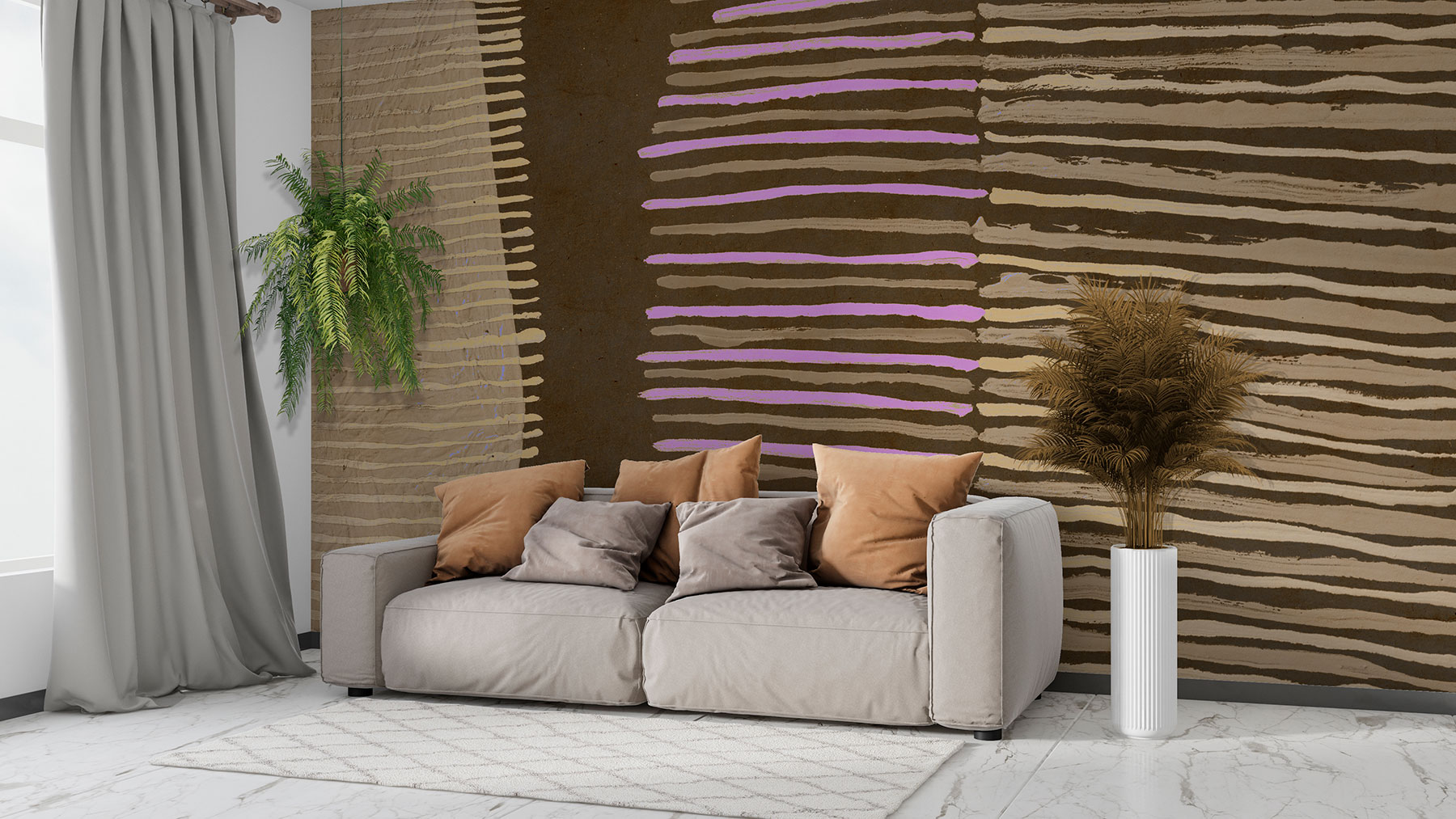 Арт тапет Плетени огради