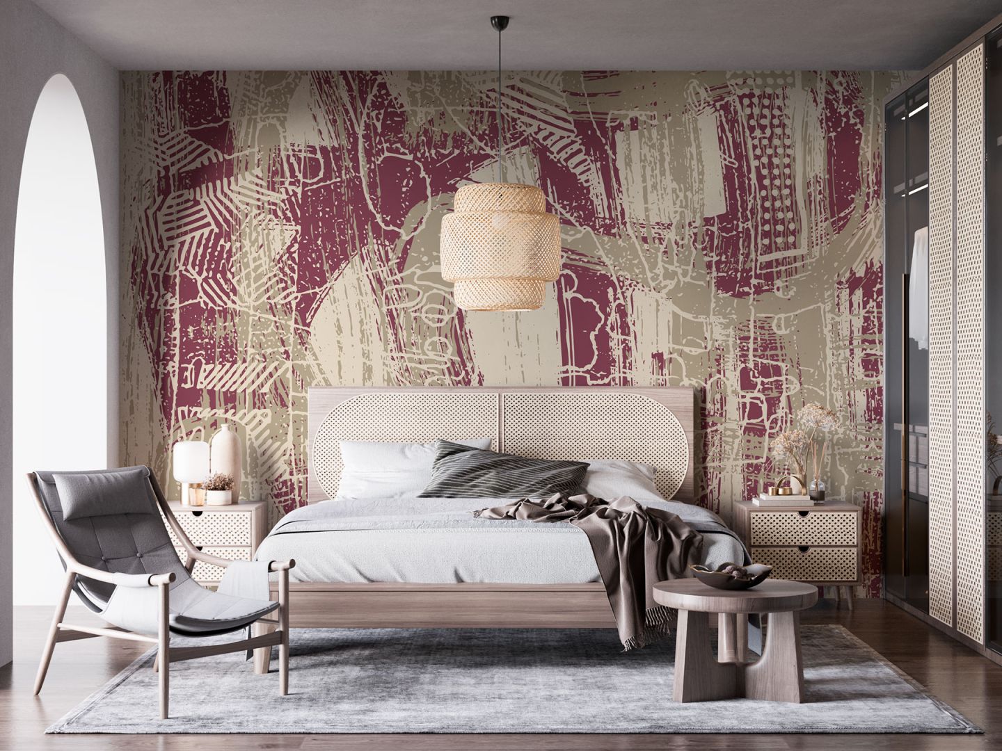 Дизайнерски тапет Следи