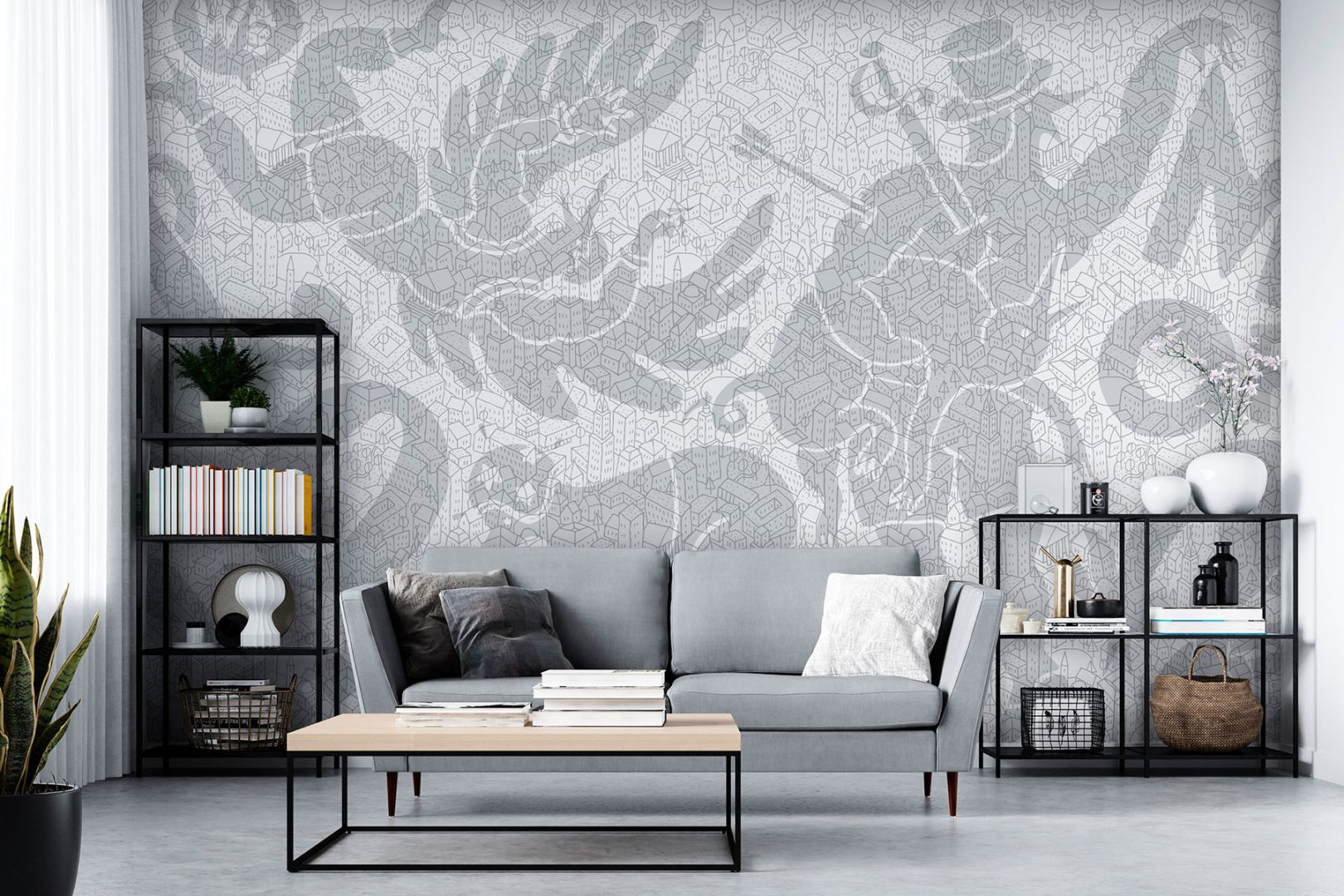 Тапет Летящи хора