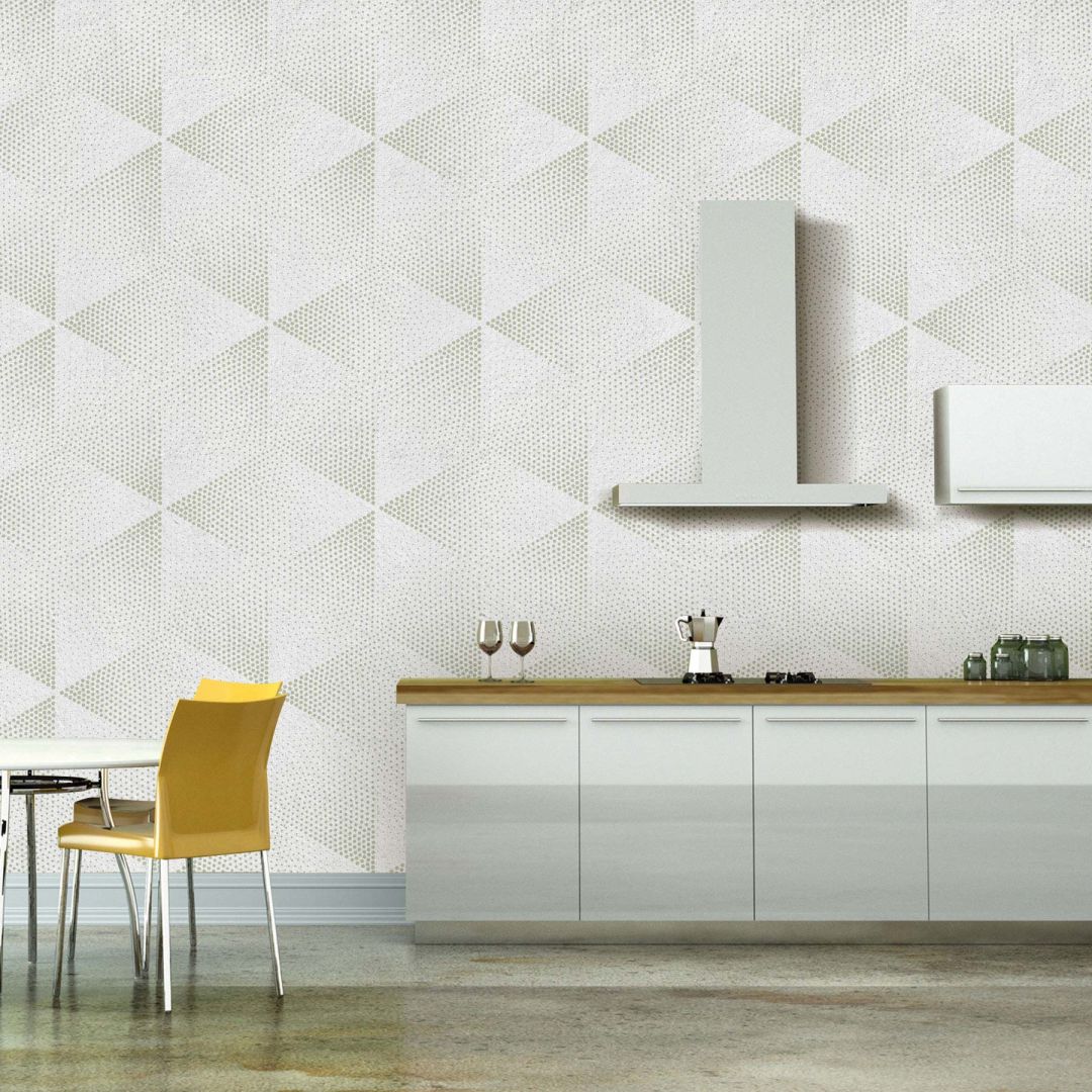 Дизайнерски тапет с Хексагони и 3D ефект
