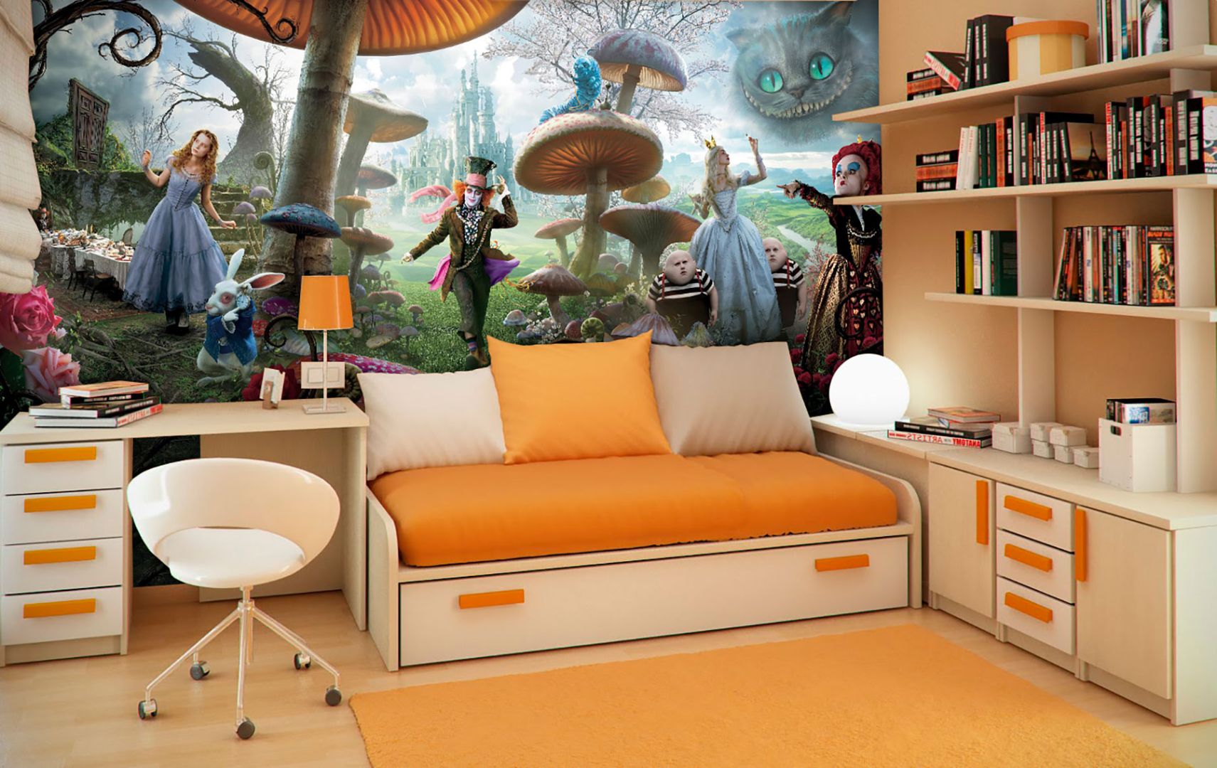 Тапет Алиса в страната на чудесата