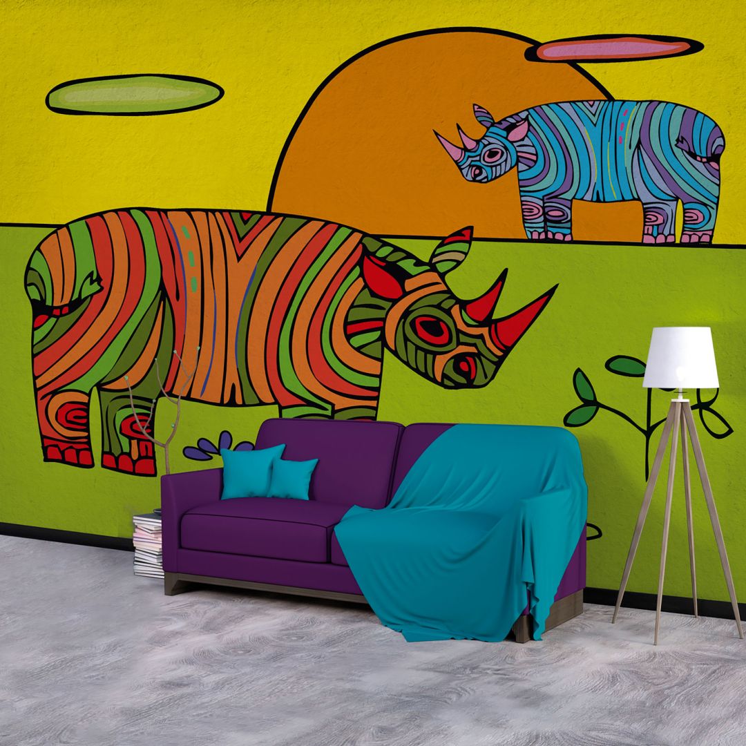 Тапет с Носорози