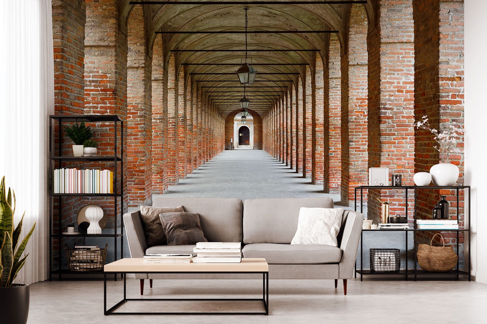 Тапет Тухлена колонада