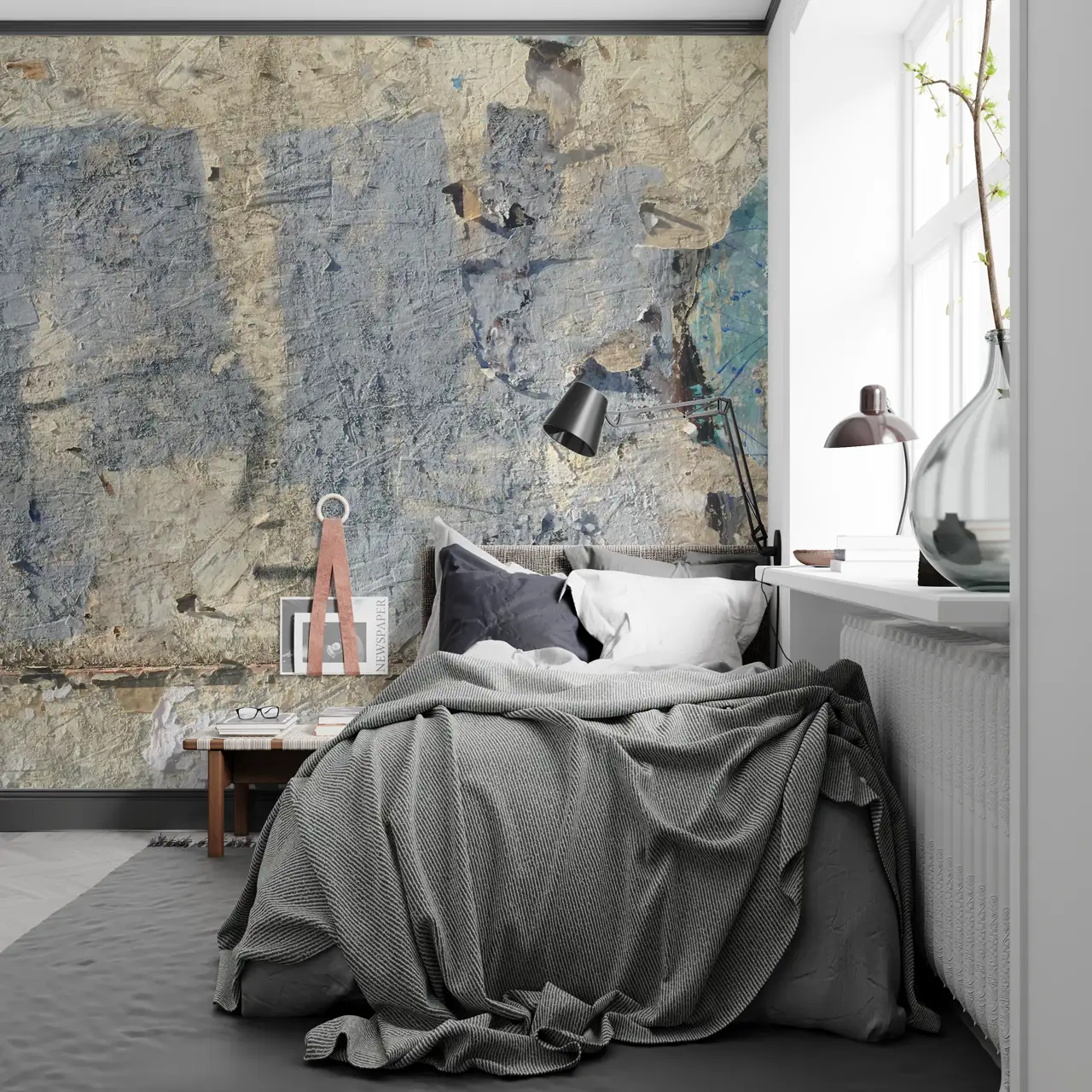 Арт тапет Сини Слонове