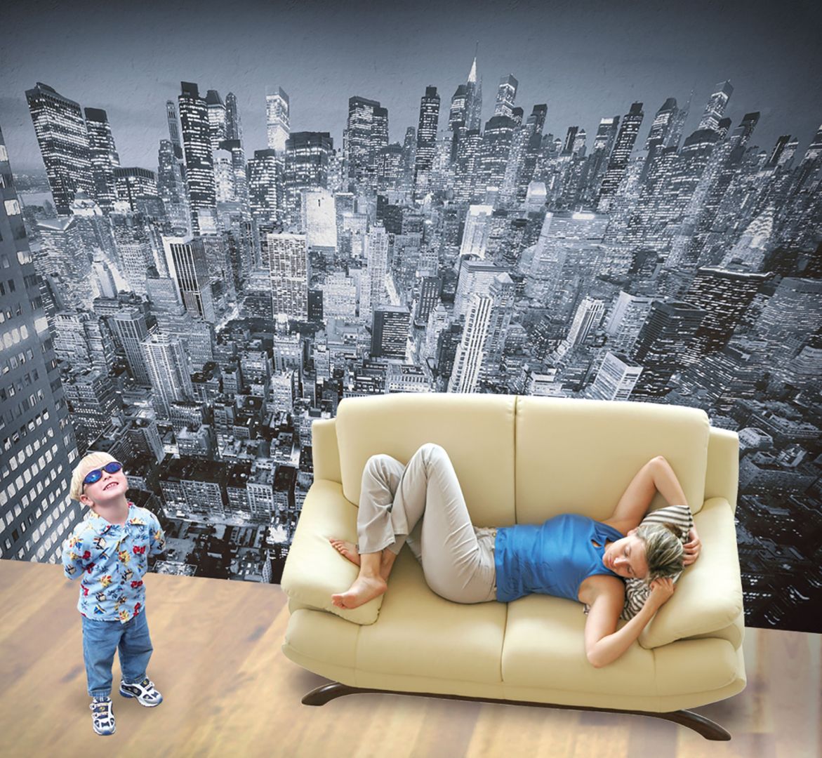 Фототапет Нощен мегаполис