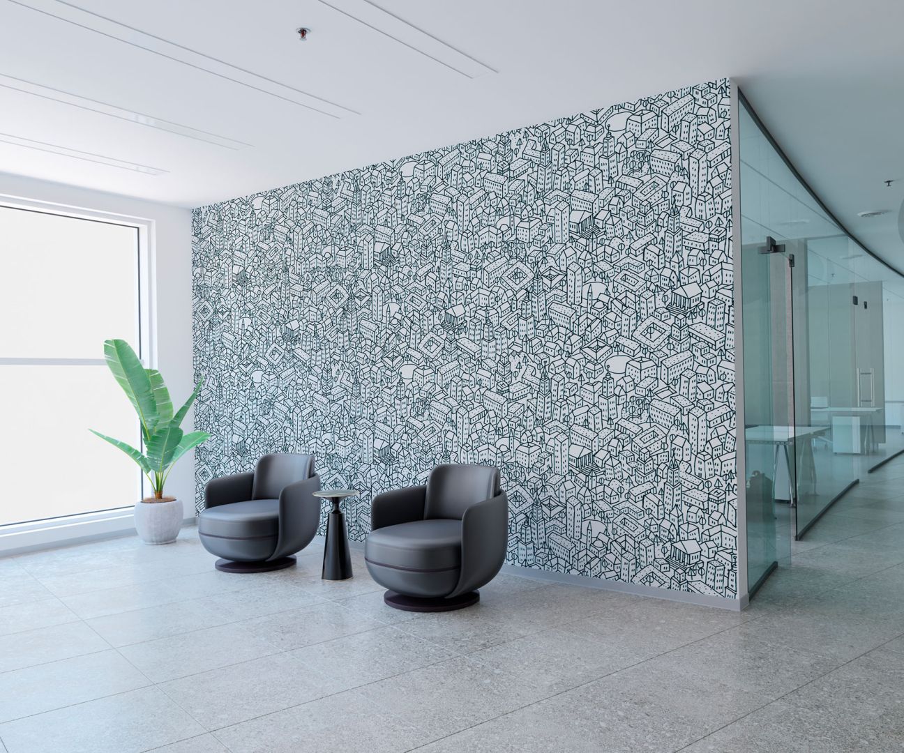 Тапет Градски пъзел