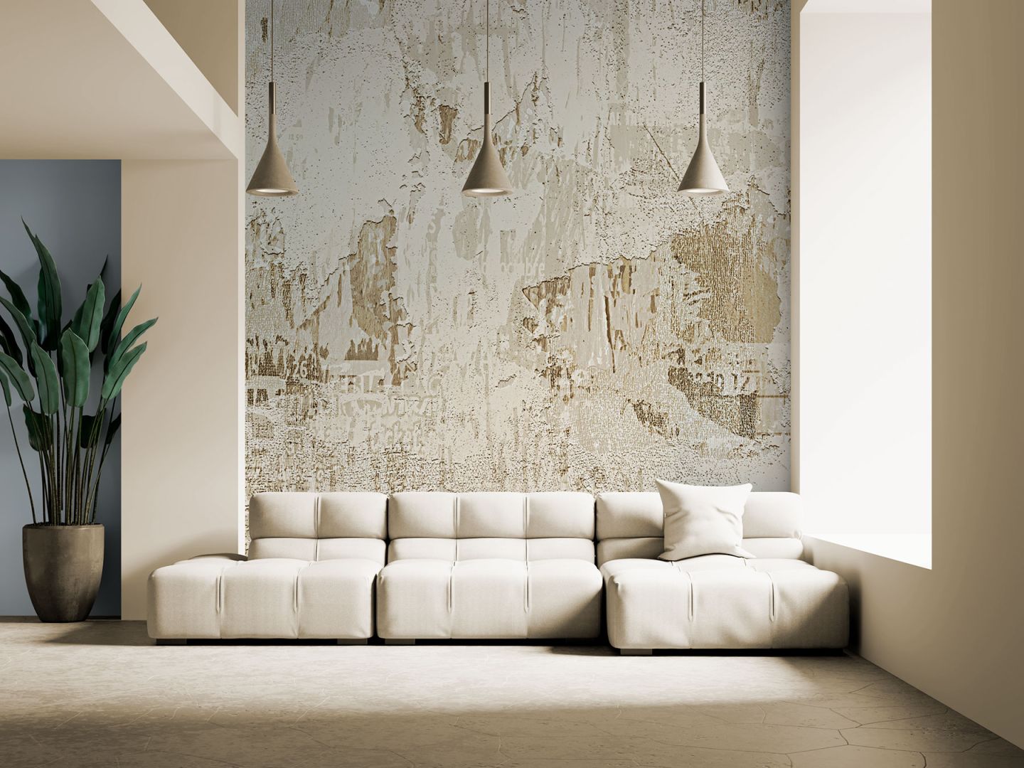 Арт Тапет със структурни ефекти